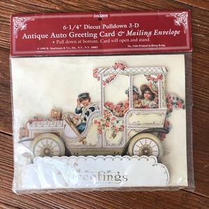 Antique Auto POP-up Greeting Card (1995)